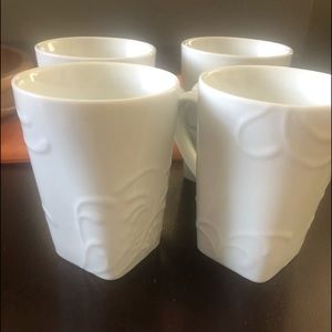 Set of 4 Corelle Porcelain Mugs